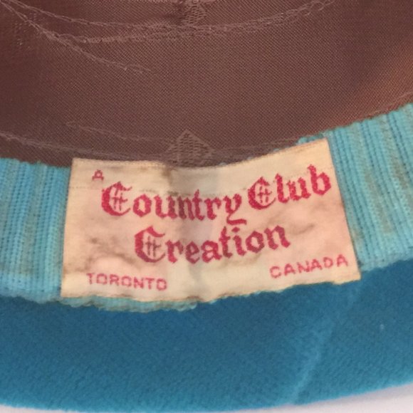 VINTAGE COUNTRY CLUB COLLECTION VELVET BOX HAT - Picture 5 of 6